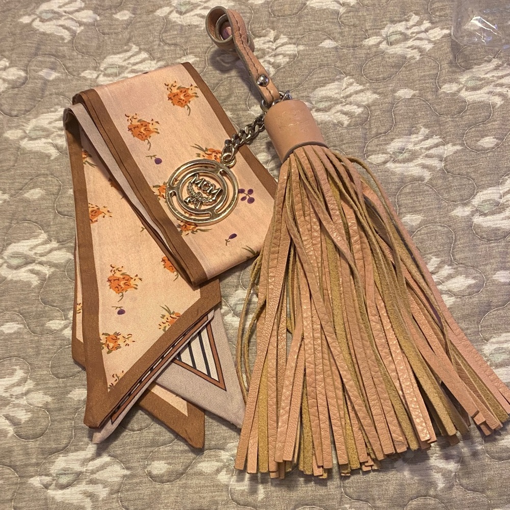MCM Bag Tassel and 2 Unbranded Twillies